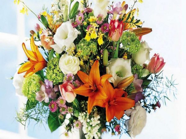 Bouquet con fiori misti