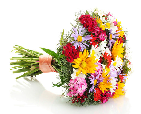 bouquet composto da fiori misti di campo