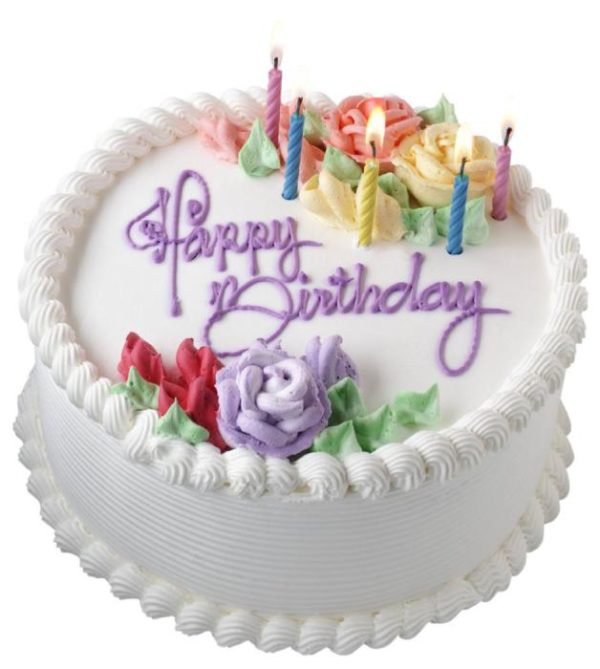 consegna a domicilio torta buon compleanno con panna e candeline online