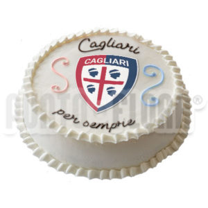 torta squadra del cuore Cagliari