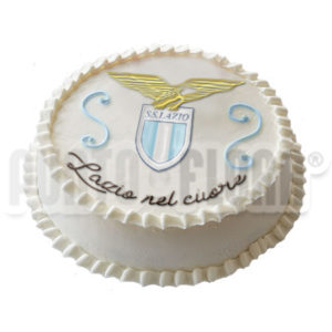 Consegna Torta squadra del cuore Lazio