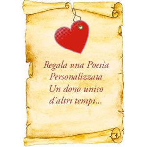 regala una poesia personalizzata online