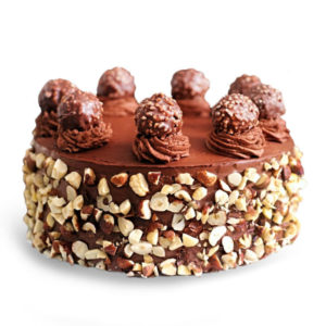 Consegna torta ferrero rocher online