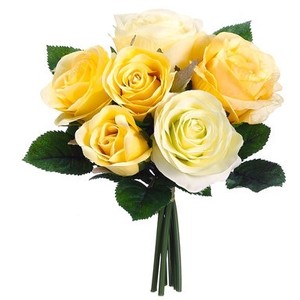 bouquet con rose gialle