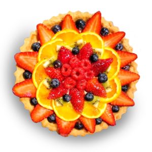 crostata alla frutta con frutti di bosco