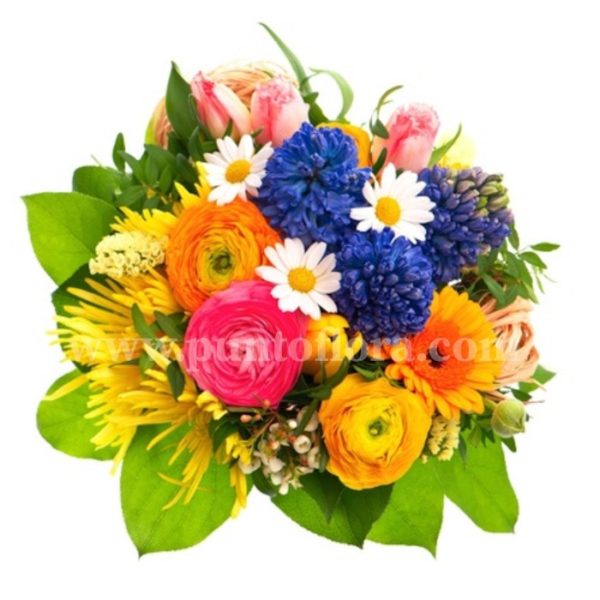 Bouquet con fiori misti di stagione