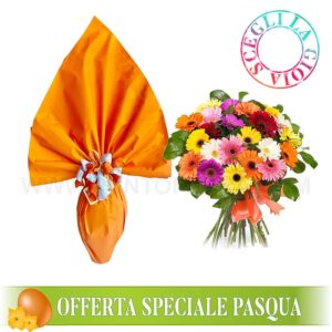 Uovo di Pasqua e Fiori