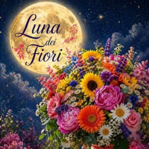 Bouquet dedicato alla luna dei fiori