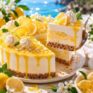 Torta gelato al limone